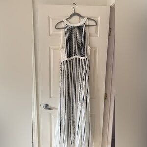NWT Karen Millen Black and White Maxi Dress